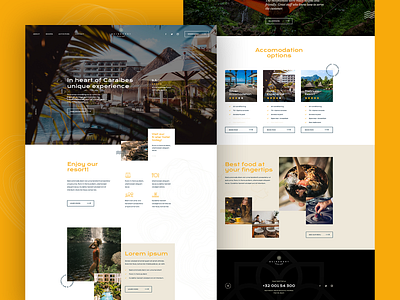 Resort design holiday landing page poland resort theme ui ux visiontrust website wordpress wordpress theme