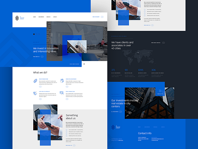 Finance and Investments - Company Website branding company corporate design finance investements money ratajczyk theme ui visiontrust web website