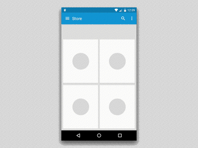 Material Card Motion android animation interface material design motion principle sketch