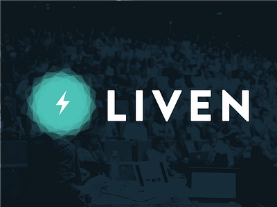 Liven Logo branding conference event interaction live logo