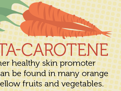 Food Infographic carrot food halftone illustration infographic vegetable