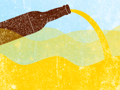 Beer design alcohol amber beer bottle illustration infographic liquor pale ale