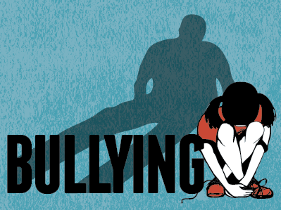 Bullying Infographic blue bully bullying child children cruel crying data illustration infographic kids mean sad