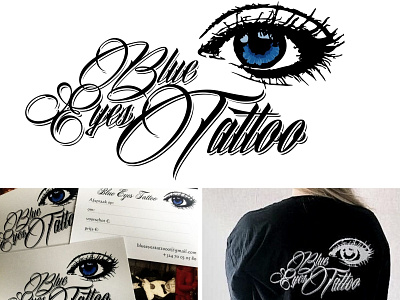 Tattoo shop logo branding illustration logo logo design