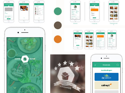 HOMEMADE - Foodsharing app app design ui ux