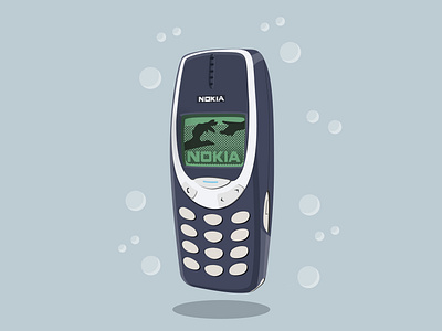 Nokia3310 design illustration vector