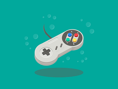 Nintendocontroller design illustration vector