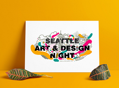 Seattle Art & Design Night collaborate communitybuilding creative design designer illustration illustrator lettering meetup seattle