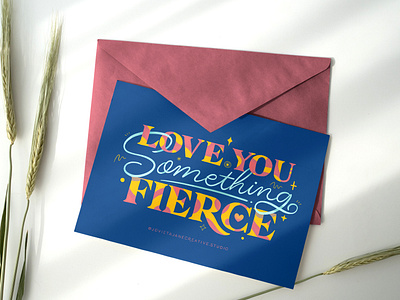 Postcard Series: Love You Something Fierce