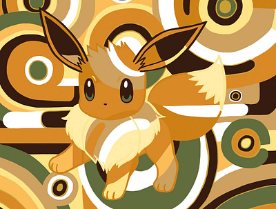 Conceptual: Eevee Evolution Series digitalpainting eevee illustration illustrator pokemon