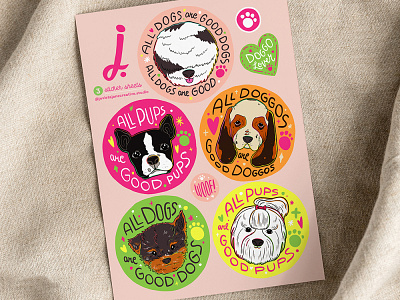 Doggust Sticker Sheets!