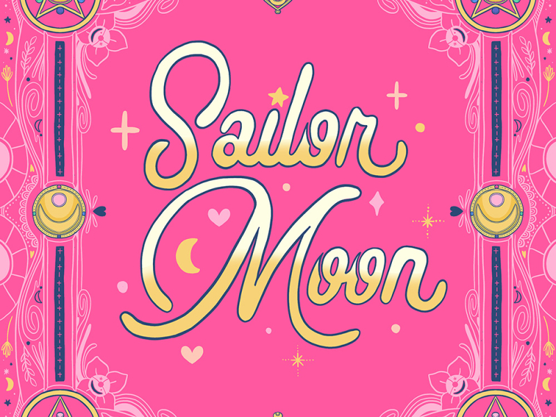 sailor moon logo transparent