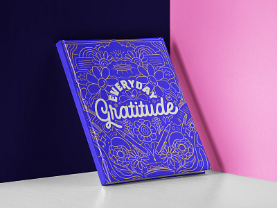 Day20 #30DaysofPlay - Gratitude Journal branding bulletjournal design gratitude gratitudejournal illustration illustration art illustrator lettering lettering art passionproject