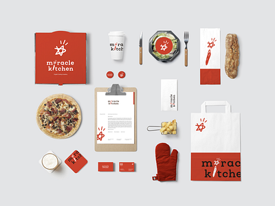 Miracle kitchen branding branding design illustration logo package design typography