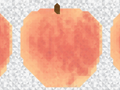 Peach geometric illustration pattern texture