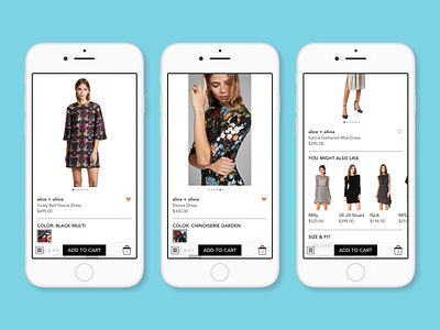 Shopbop product page ecommerce product design ui ux