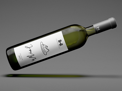 Wine Bottle 2 | 3D modeling & texturing 3d artist 3d modelling 3d models 3dsmax bottle packaging design product product design render rendering