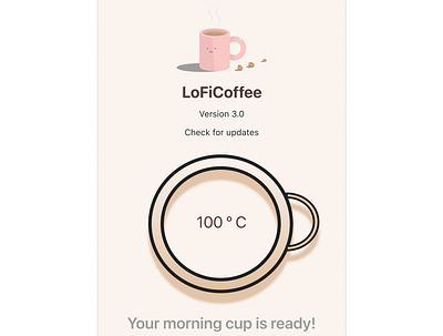 LoFiCoffee Coffee App ☕ app coffee design figma fontsize homework practice shiftnudge ui ux