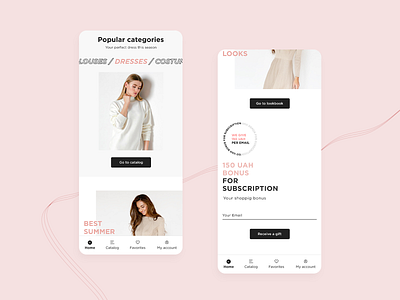 SL.IRA fashion brand | mobile app homepage | concept 2020 animation branding concept design interface logo typography ui ux vector