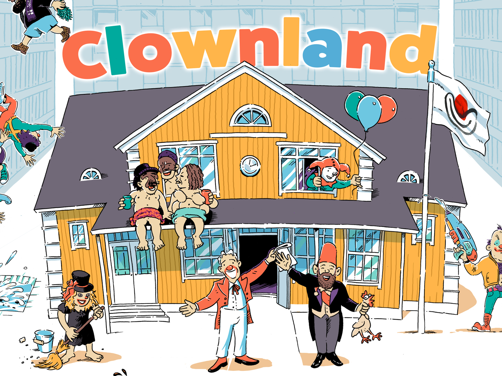 Clownland by Radek Karkulowski on Dribbble