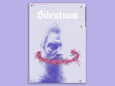 Silentium beard personal poster sielence