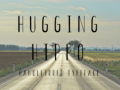 HUGGING HIPPO TYPEFACE