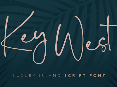 Key West Script Font bonus cursive extra font awesome font design free handlettered handmade handwritten font illustration modern font script font typeface