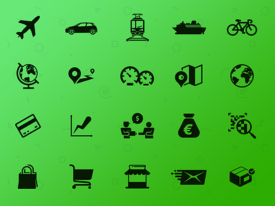 Transport & Commerce bank commerce pictogram transport