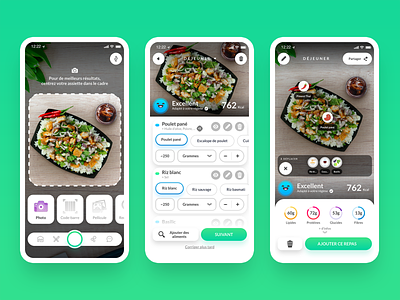 The first AI Food assistant for your meal 🥑🤖 ai app food food app health ui ux