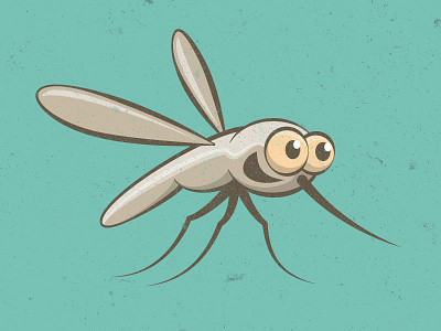 Mosquito bug cartoon character insect mosquito