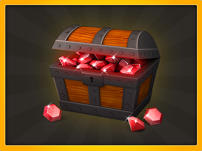 Chest chest coins diamond game gem gold level purchase