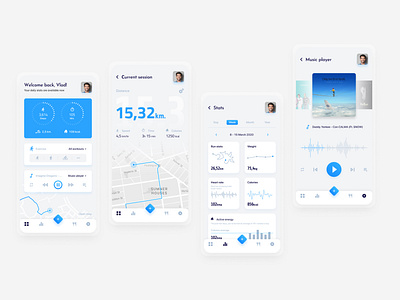 Fitness app concept