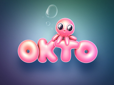 OKTO game identity logo octopus