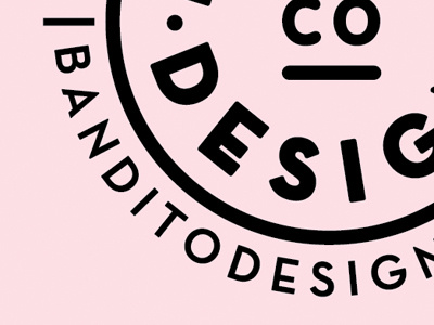 Logo 2 bandito bizcard logo typography