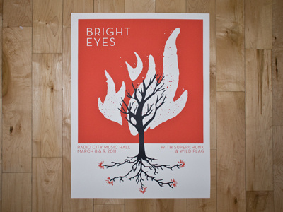 Bright Eyes Poster Printed