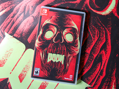 DOOM 2016 design doom illustration packaging poster typography videogames