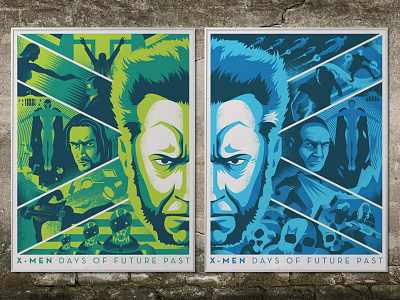 DOFP posters days of future past design illustration movie poster poster wolverine x men