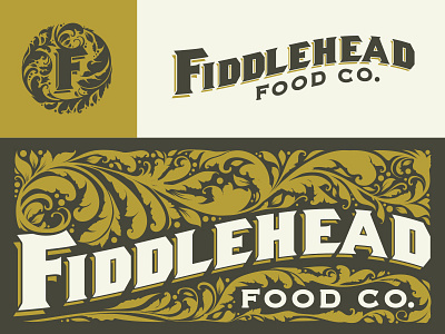 REJECTED: Fiddlehead Food Co. branding design logo retail typography