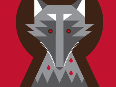 Wolf illustration wolf