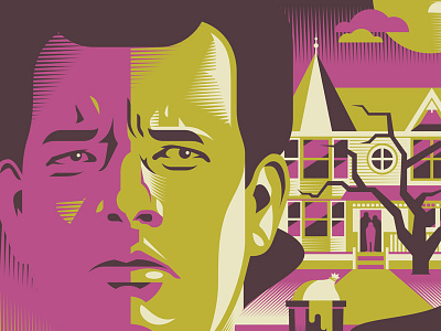 Neighbors design illustration movie poster poster tom hanks vector