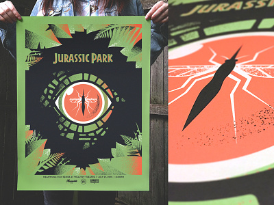 jurassic park poster design illustration jurassic park movie movie poster vector