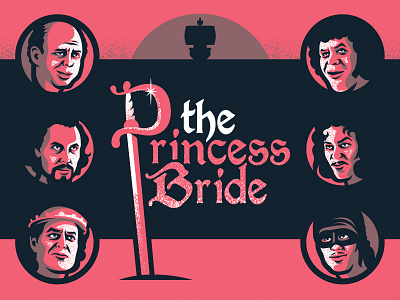 Princess Bride Assets design geometric illustration movie posters poster screen print the princess bride