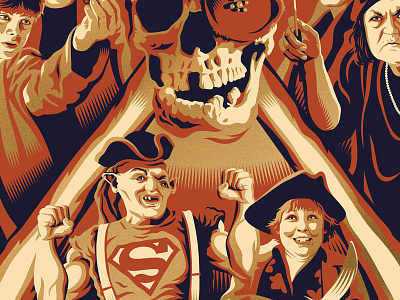 Hey You Guys! design illustration movie posters poster screen print the goonies