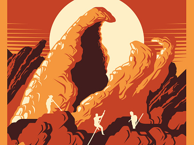 tremors poster design illustration kevin bacon movie posters poster screen print tremors