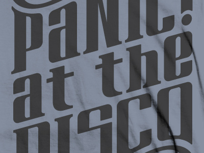 PAD Type 1 merch shirt typography