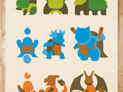 Poke Shop 1 design illustration pokemon screen printing