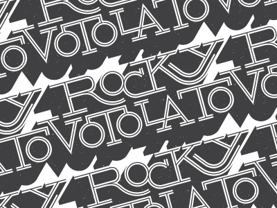 Rv Type rocky votolato typography