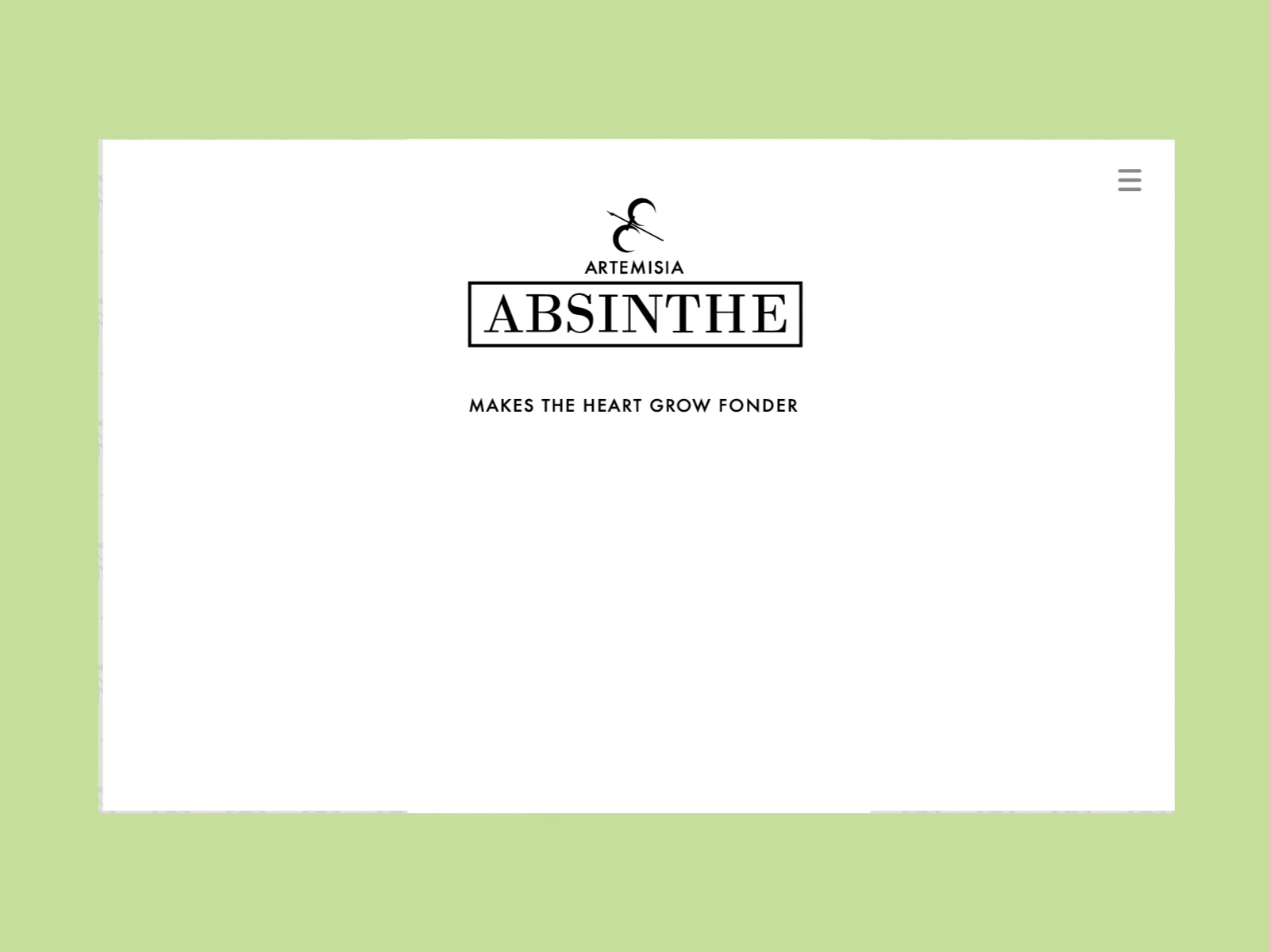 Artemisia Absinthe - Voucher/ coupon redemption page