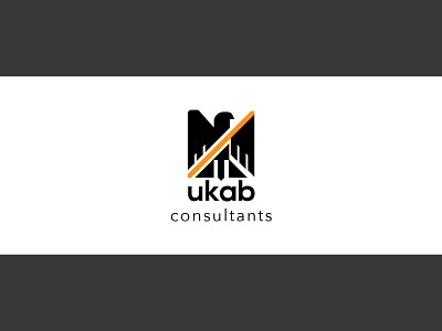 Ukab - Corporate identity - Logo Design black design eagle logo flag geometric design graphic design illustrator logo logodesign square square grid