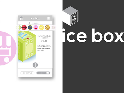 Ice Box - Freezer branding ecommerce icons illustration illustrator interface ui ui design xd